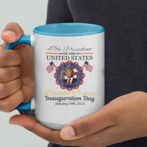 Donald Trump Inauguration Day 2025 Mug, 47th US President Inauguration Mug, Trump Vance 2025 Inauguration Mug