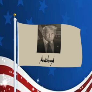 OFFICIAL INAUGURATION PORTRAIT FOR PRESIDENT DONALD J TRUMP Flag