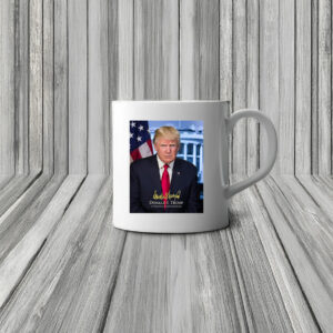 President Donald Trump Official Presidential Portrait With Signature Mug