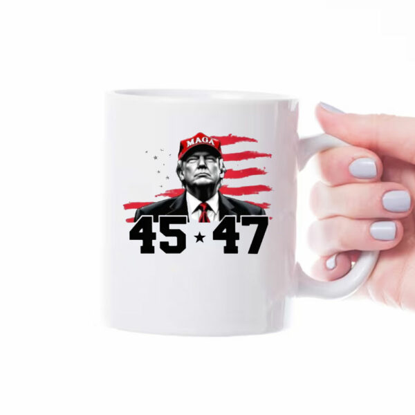 Trump 45-47 MAGA Mug, Trump Inauguration Mug