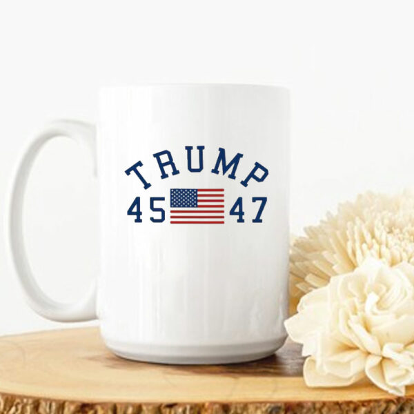 Trump 45-47 Mug, Trump Inauguration Day Mug