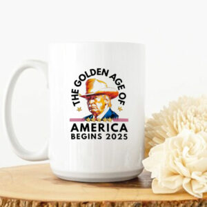 Trump Golden Age Begins Mug, Trump Inauguration Mug