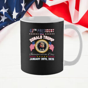 Trump Inauguration Mug, 47th President Donald Trump Inauguration Mug