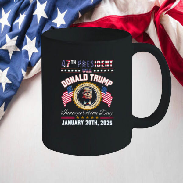 Trump Inauguration Mug, 47th President Donald Trump Inauguration Mug