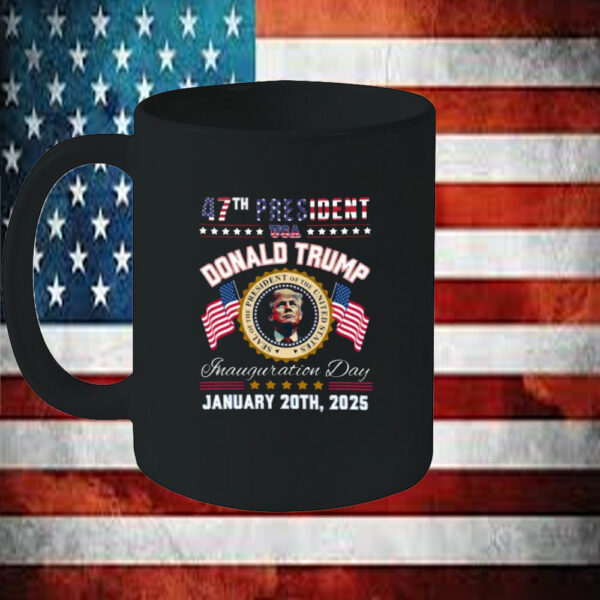 Trump Inauguration Mug, 47th President Donald Trump Inauguration Mug